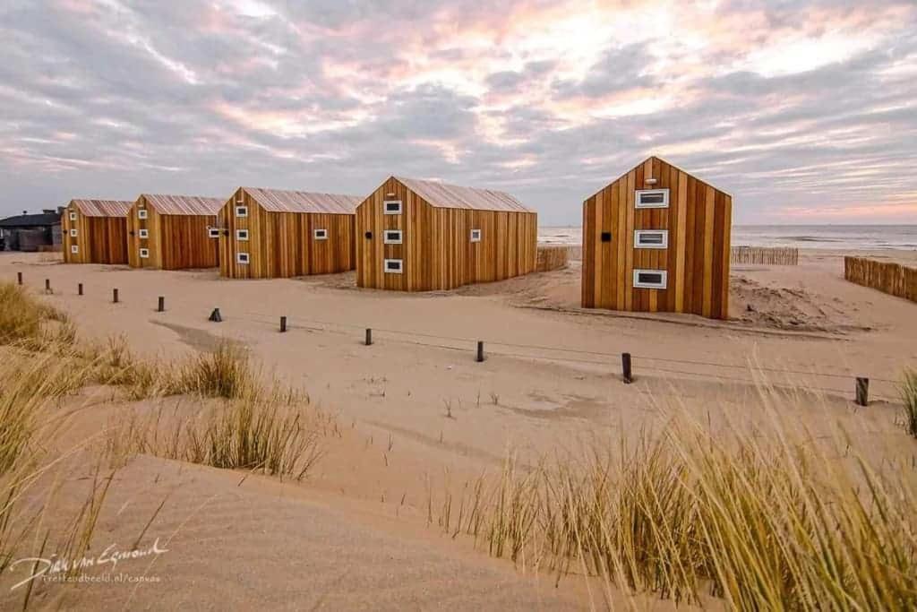 Sisters Beachbungalows Katwijk aan Zee Bagian luar foto